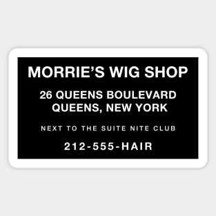 Goodfellas. MORRIE'S WIG SHOP TV COMMERCIAL Sticker